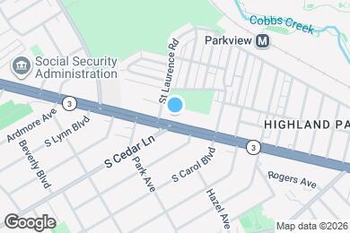 Map image of the property - 8125 W Chester Pike
