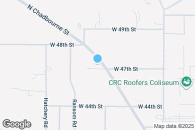 Map image of the property - 500 W 47th St