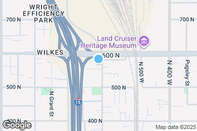 Map image of the property - 606 W Girard Ave