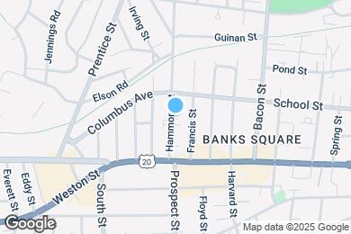 Map image of the property - 43 Hammond St