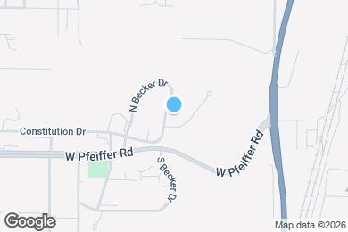 Map image of the property - 4009 N Becker Dr