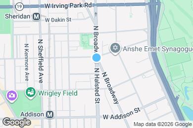 Map image of the property - 3803 N Halsted St