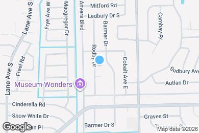 Map image of the property - 3937 Rodby Dr