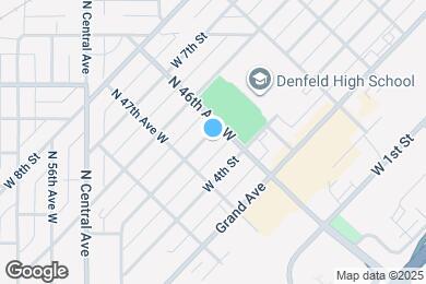 Map image of the property - 4612 W 5th St
