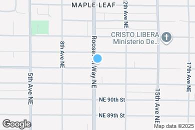 Map image of the property - 9200 Roosevelt Way NE
