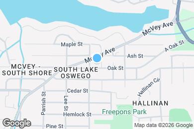 Map image of the property - 1119 Oak St
