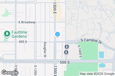 Map image of the property - 369 S 1300 E