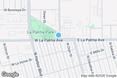Map image of the property - 155 W La Palma Ave