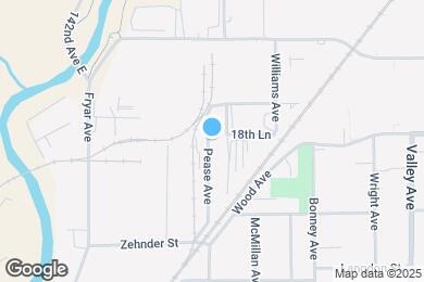 Map image of the property - 1727 Pease Ave