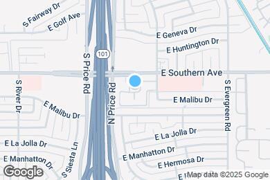 Map image of the property - 2333 E Southern Ave