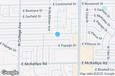 Map image of the property - 620 E Taylor St