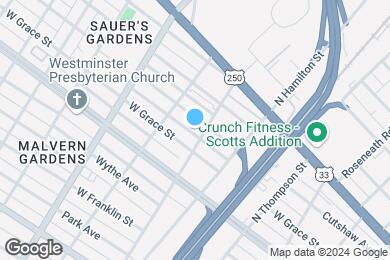 Map image of the property - Cutshaw Apartments