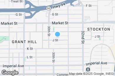 Map image of the property - 3042-3044 J St