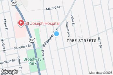 Map image of the property - 261 Grove St