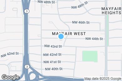 Map image of the property - 3132 NW 44th St