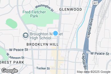 Map image of the property - 801 Glenwood Ave
