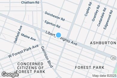 Map image of the property - 3711 Liberty Heights Ave