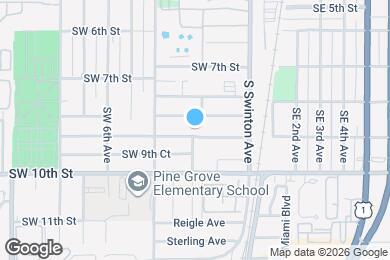 Map image of the property - 207 SW 9th St