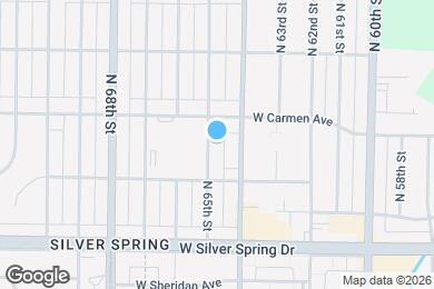 Map image of the property - 5744A N 65th St