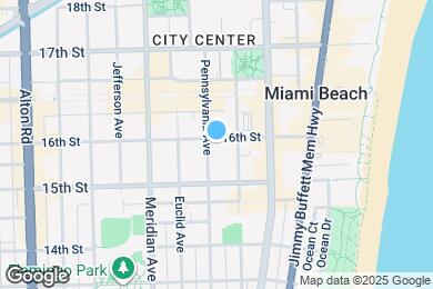 Map image of the property - 1573 Pennsylvania Ave