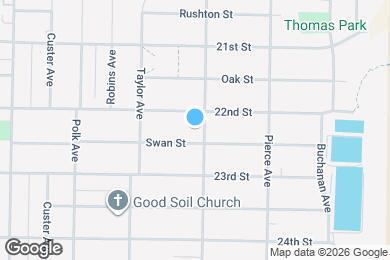 Map image of the property - 2225 Fillmore Ave