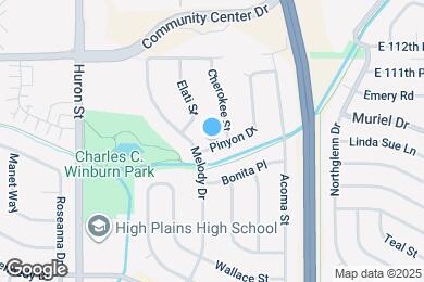 Map image of the property - 11065 Pinyon Dr