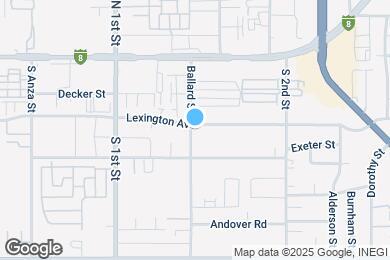 Map image of the property - 1169 E Lexington Ave