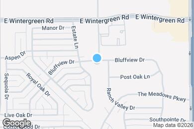 Map image of the property - 1019 Bluffview Dr