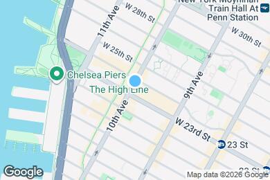 Map image of the property - 465 W 23rd St