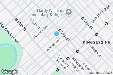Map image of the property - 5632 Warrington Ave