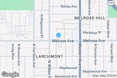 Map image of the property - 5139 Melrose Avenue
