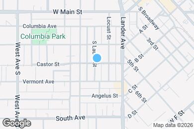 Map image of the property - 402 S Laurel St