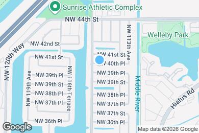 Map image of the property - 11460 NW 40th Pl