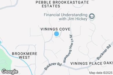 Map image of the property - 1004 Crooked Creek Ct SE