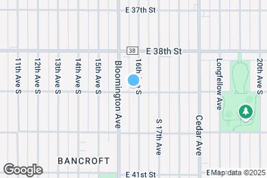 Map image of the property - 3848 16th Ave S