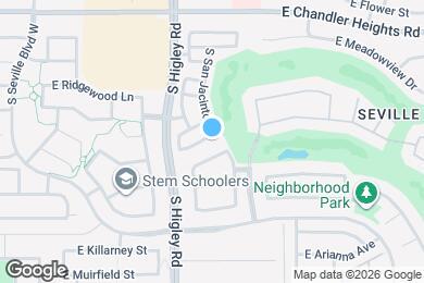 Map image of the property - 3261 E Sports Dr