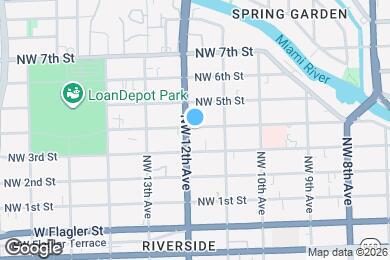 Map image of the property - 1160 NW 4th St