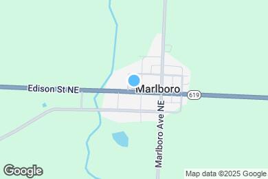 Map image of the property - 9513 Edison St NE