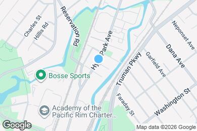 Map image of the property - 1488 Hyde Park Ave