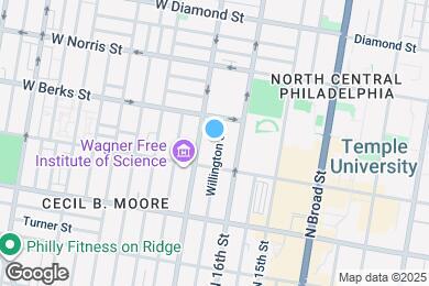 Map image of the property - 1826 N Willington St