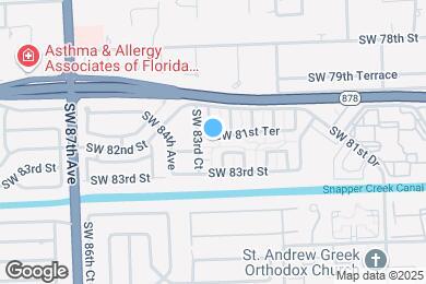 Map image of the property - 8302 SW 81st Ter