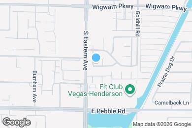 Map image of the property - 8722 Hawk Canyon St