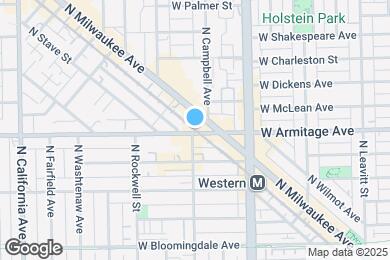 Map image of the property - 2450 W Armitage Ave