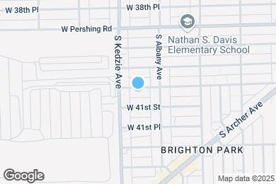 Map image of the property - 3135 W 40th Pl