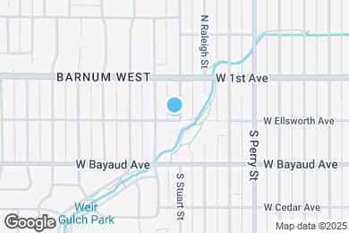 Map image of the property - 154 1/2 S Stuart St