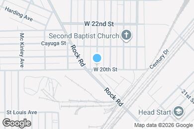 Map image of the property - 2015 Bryan Ave