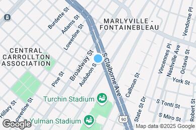 Map image of the property - 2121 Audubon St