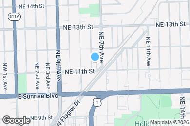 Map image of the property - 601 NE 11th St