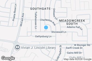 Map image of the property - 3124 Stonewall Ln