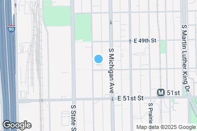 Map image of the property - 4949 S Wabash Ave